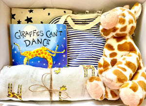 Giraffe newborn gift box